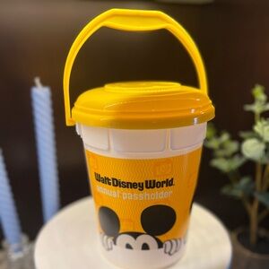 Disney official Passholder popcorn bucket